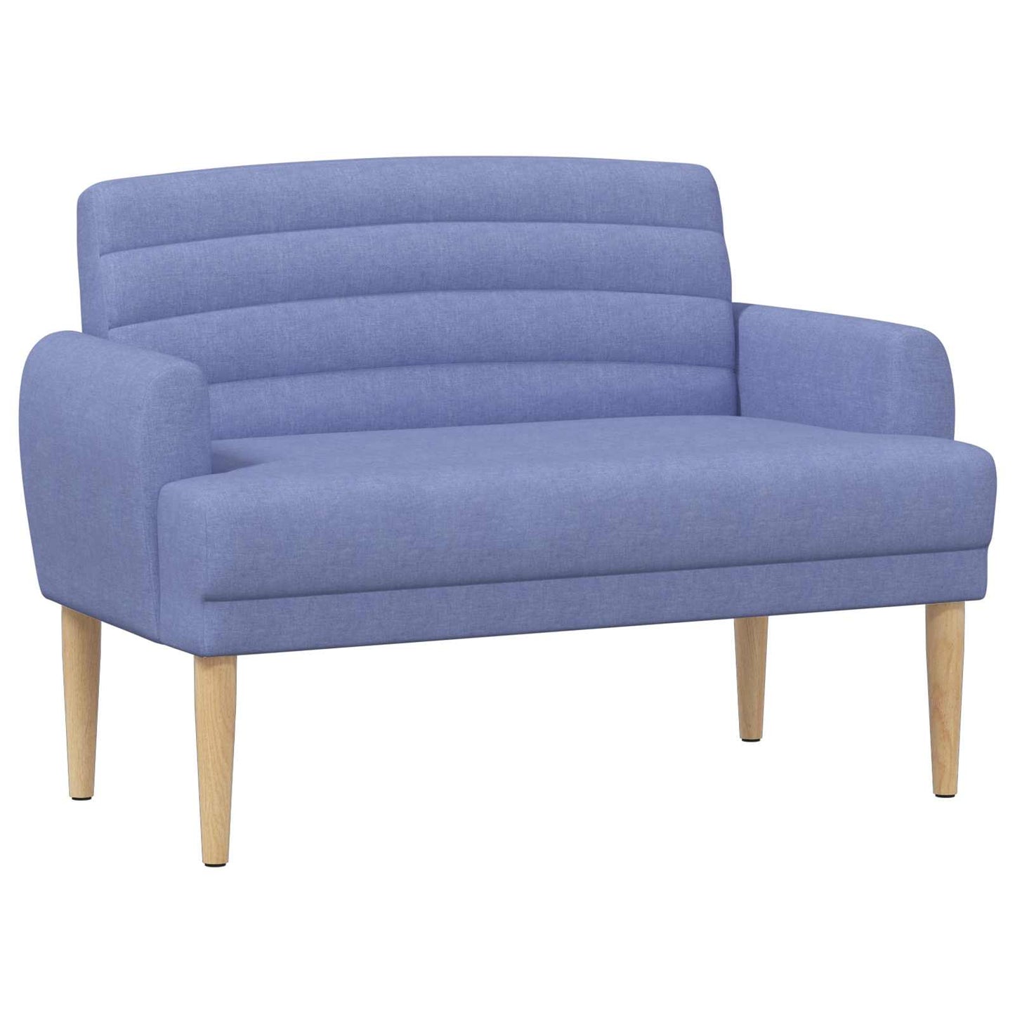 Loungebank met knopencomfort Jeans Blauw 116 x 67 x 80 cm Stof