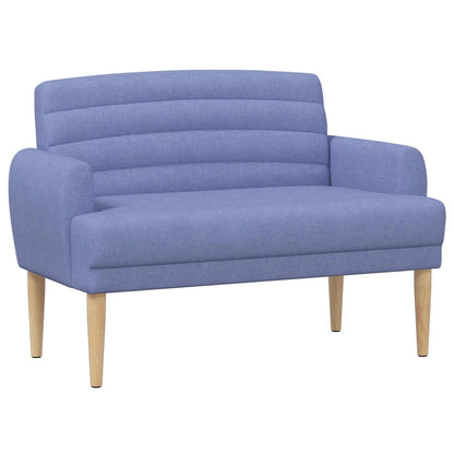 Loungebank met knopencomfort Jeans Blauw 116 x 67 x 80 cm Stof