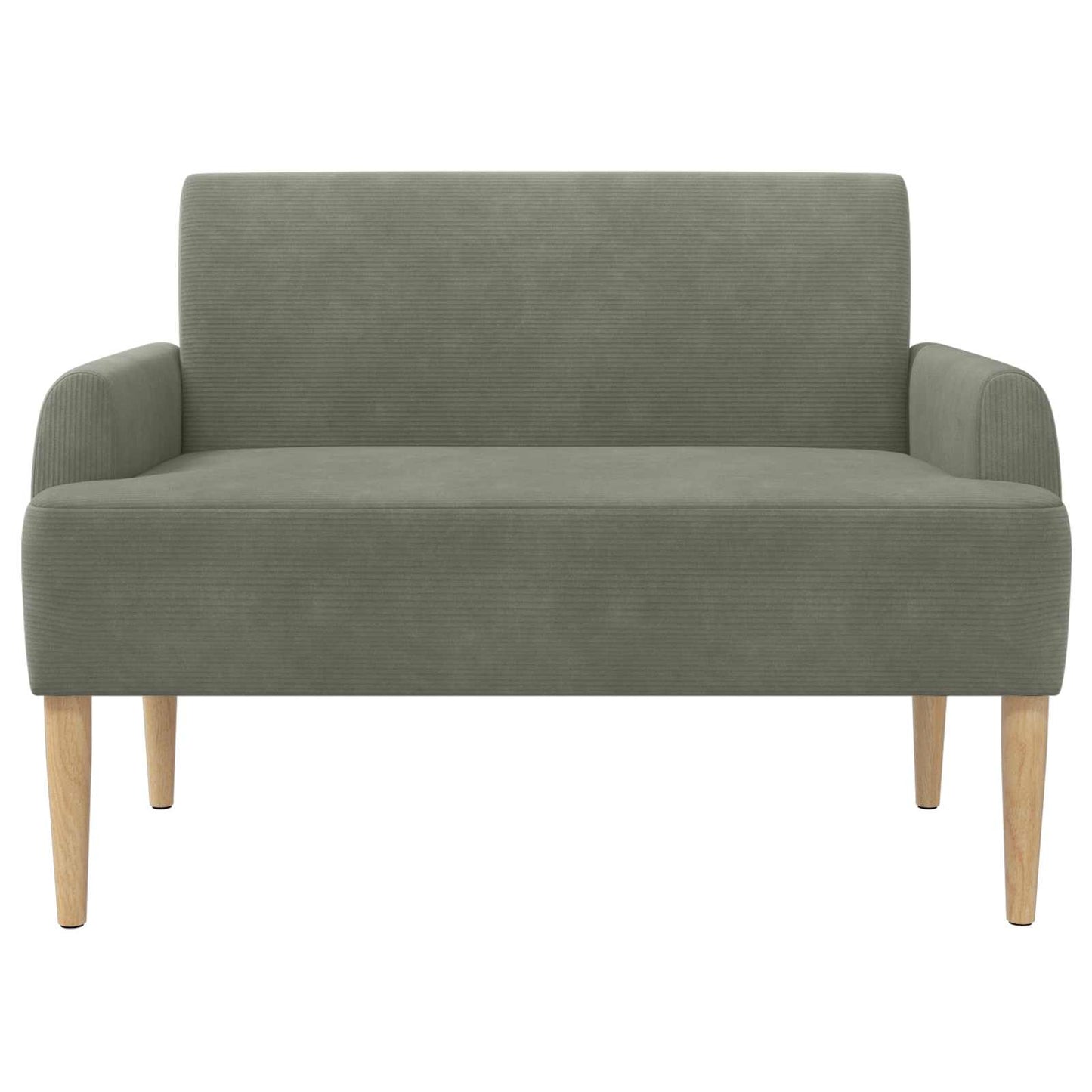 Loungebank met knopencomfort Lichtgrijs 116 x 67 x 81 cm