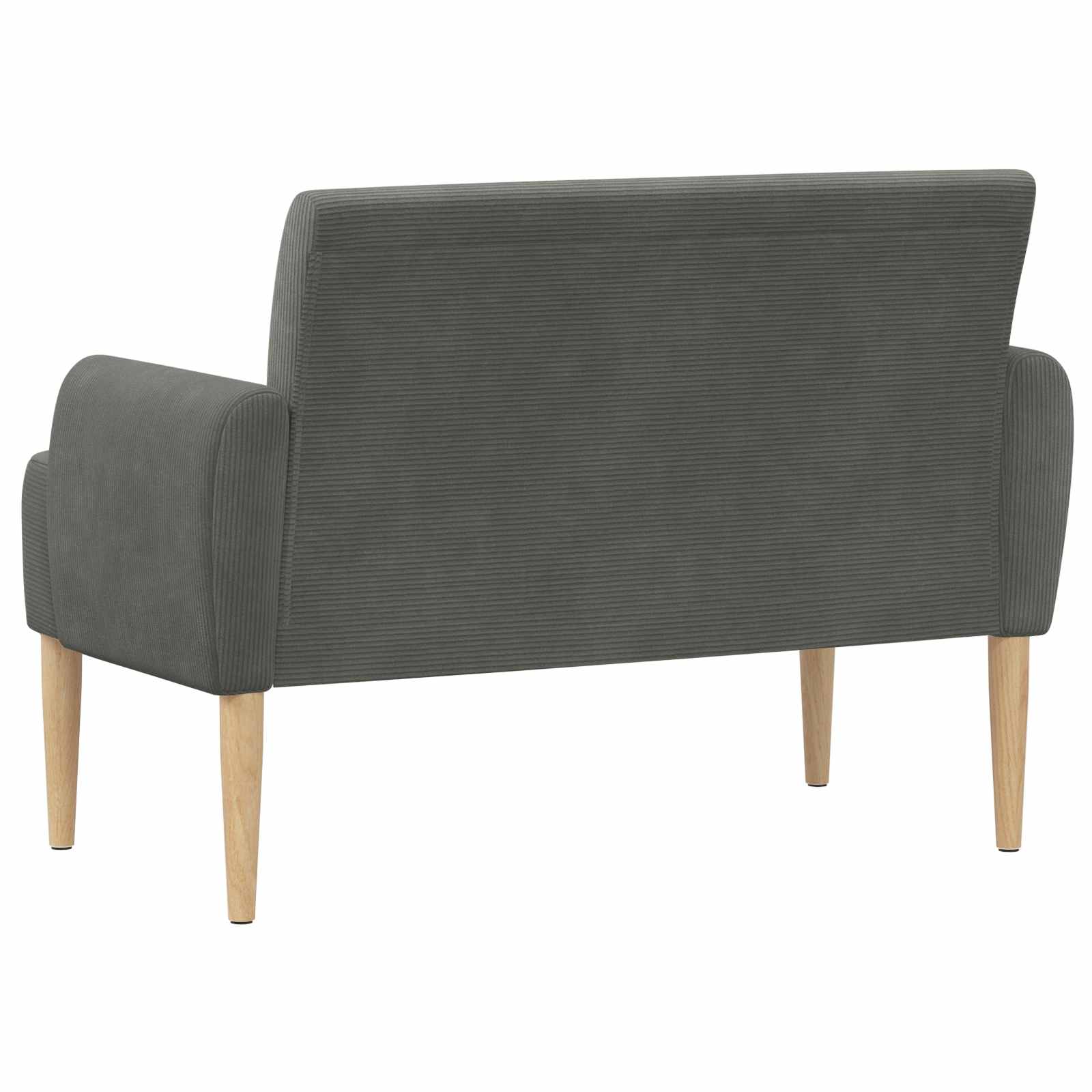 Loungebank met knopencomfort Donkergrijs 116 x 67 x 81 cm