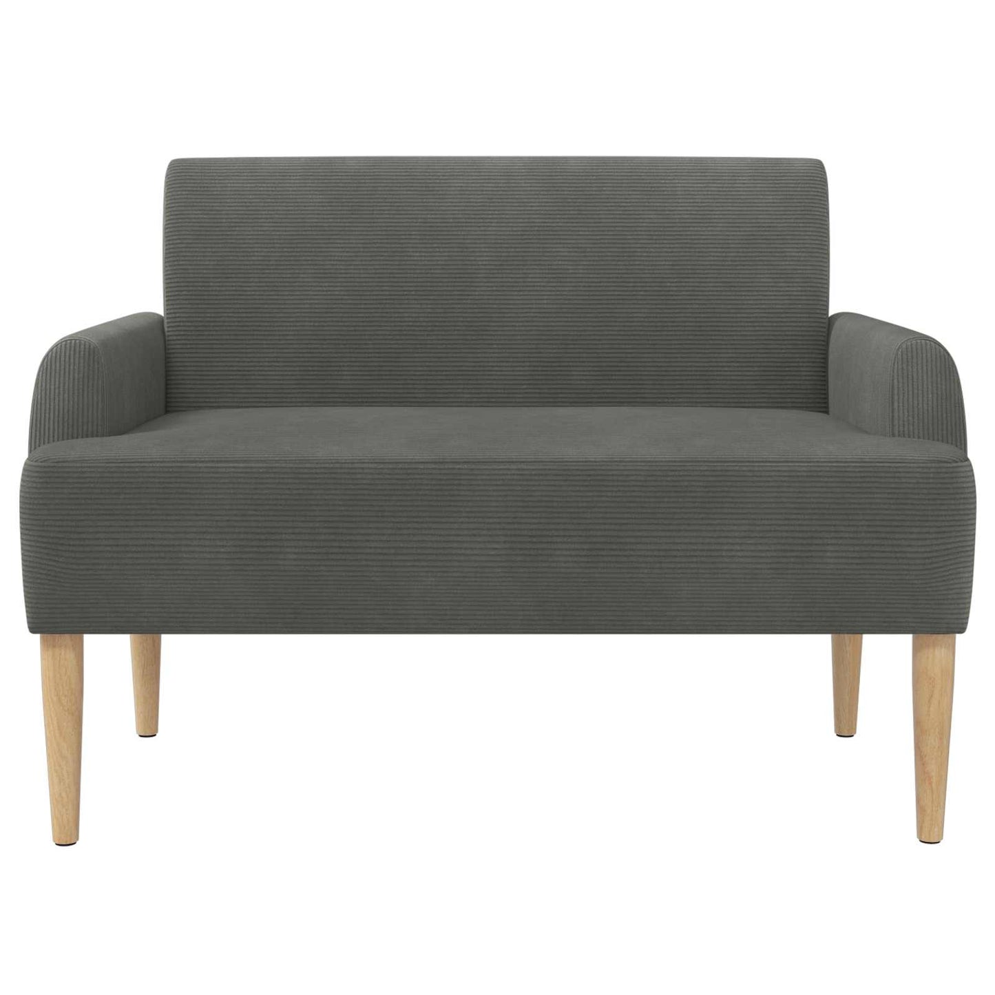 Loungebank met knopencomfort Donkergrijs 116 x 67 x 81 cm