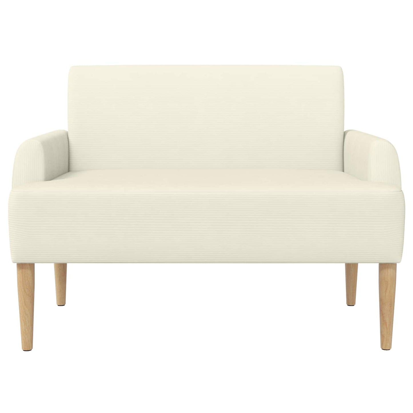 Loungebank met knopencomfort Crèmekleurig 116 x 67 x 81 cm