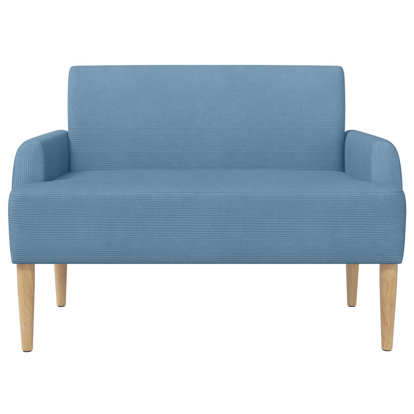 Loungebank met knopencomfort Blauw 116 x 67 x 81 cm Katoen Stof