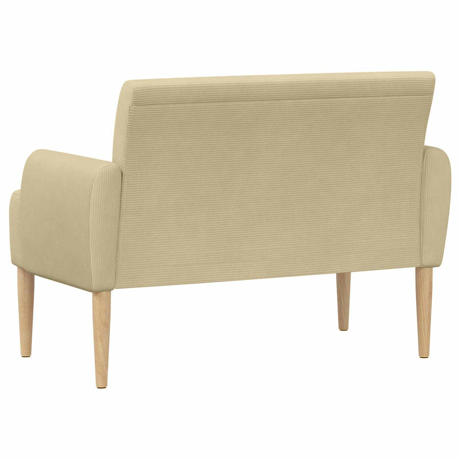 Loungebank met knopencomfort Lichtgroen Grijs 116 x 67 x 81 cm