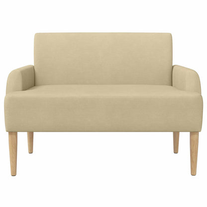 Loungebank met knopencomfort Lichtgroen Grijs 116 x 67 x 81 cm
