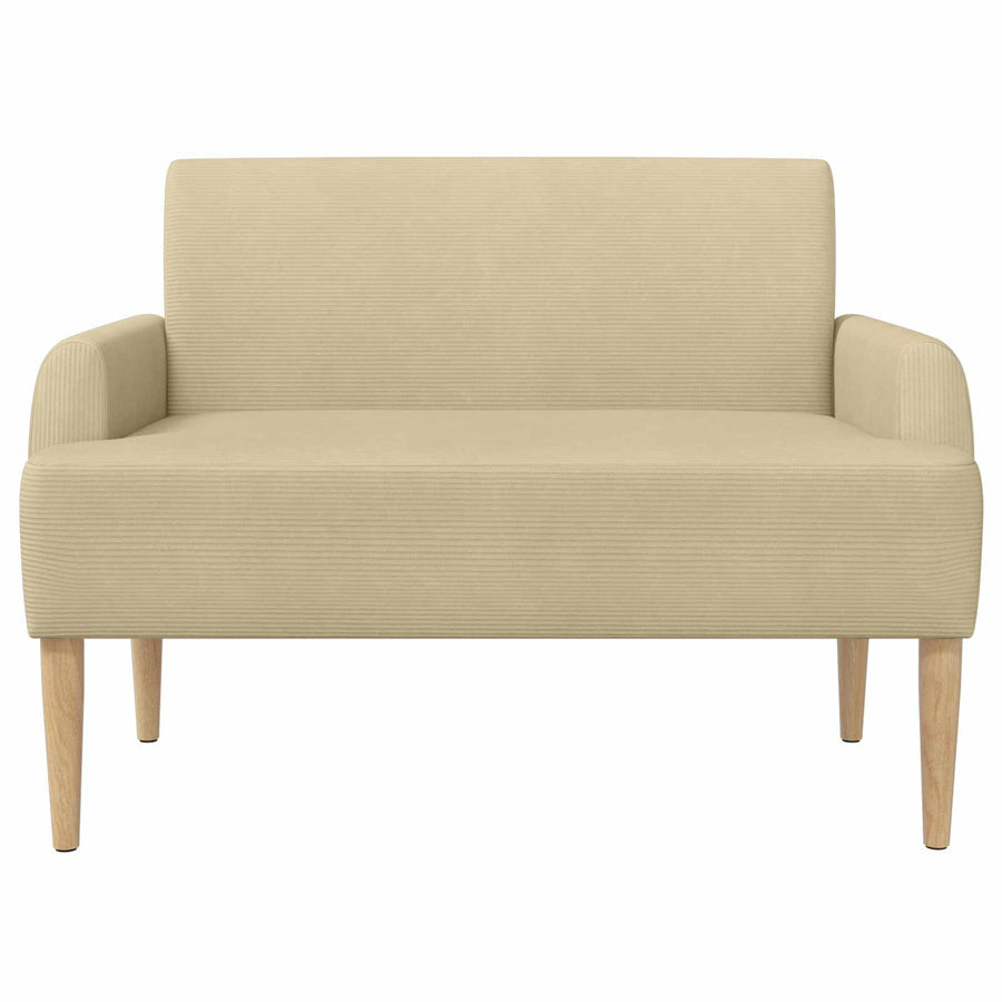 Loungebank met knopencomfort Lichtgroen Grijs 116 x 67 x 81 cm