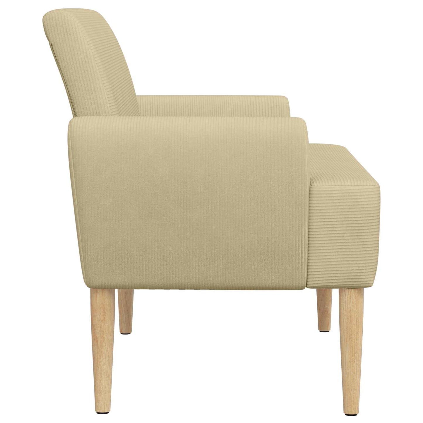 Loungebank met knopencomfort Lichtgroen Grijs 116 x 67 x 81 cm