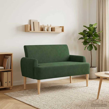 Loungebank met knopencomfort Jungle Groen 116 x 67 x 81 cm