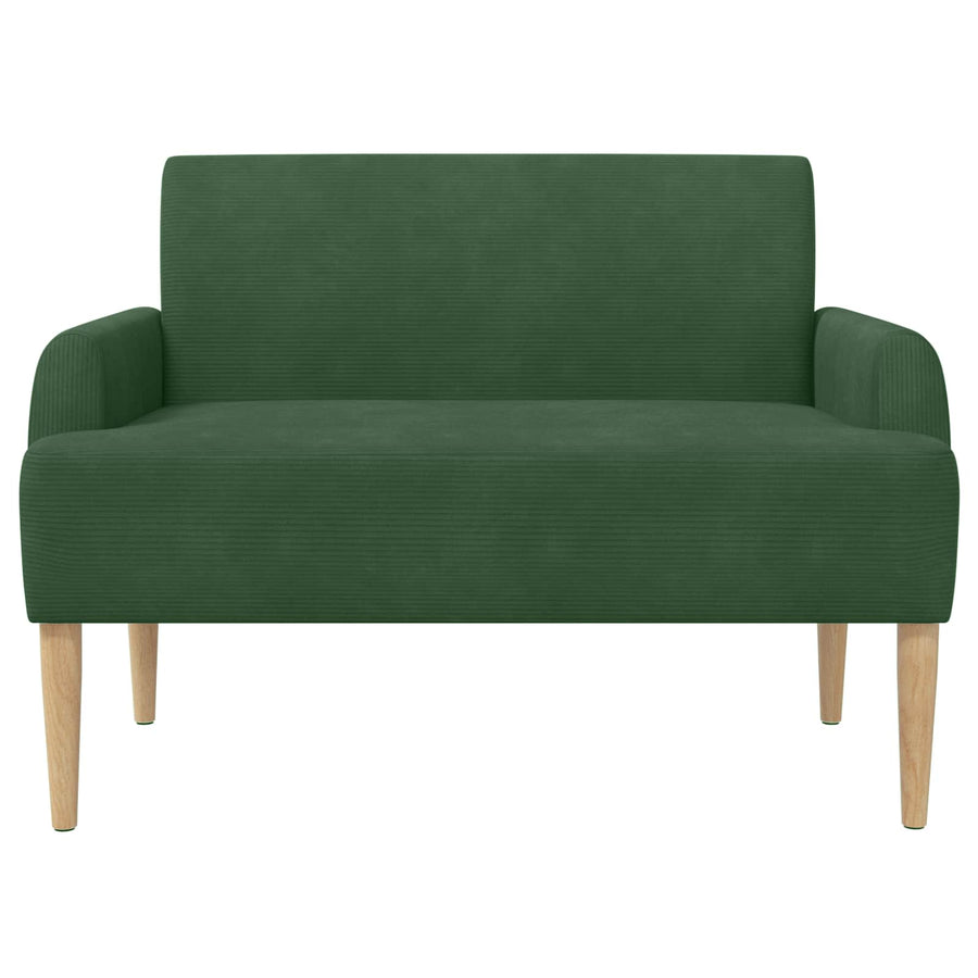 Loungebank met knopencomfort Jungle Groen 116 x 67 x 81 cm