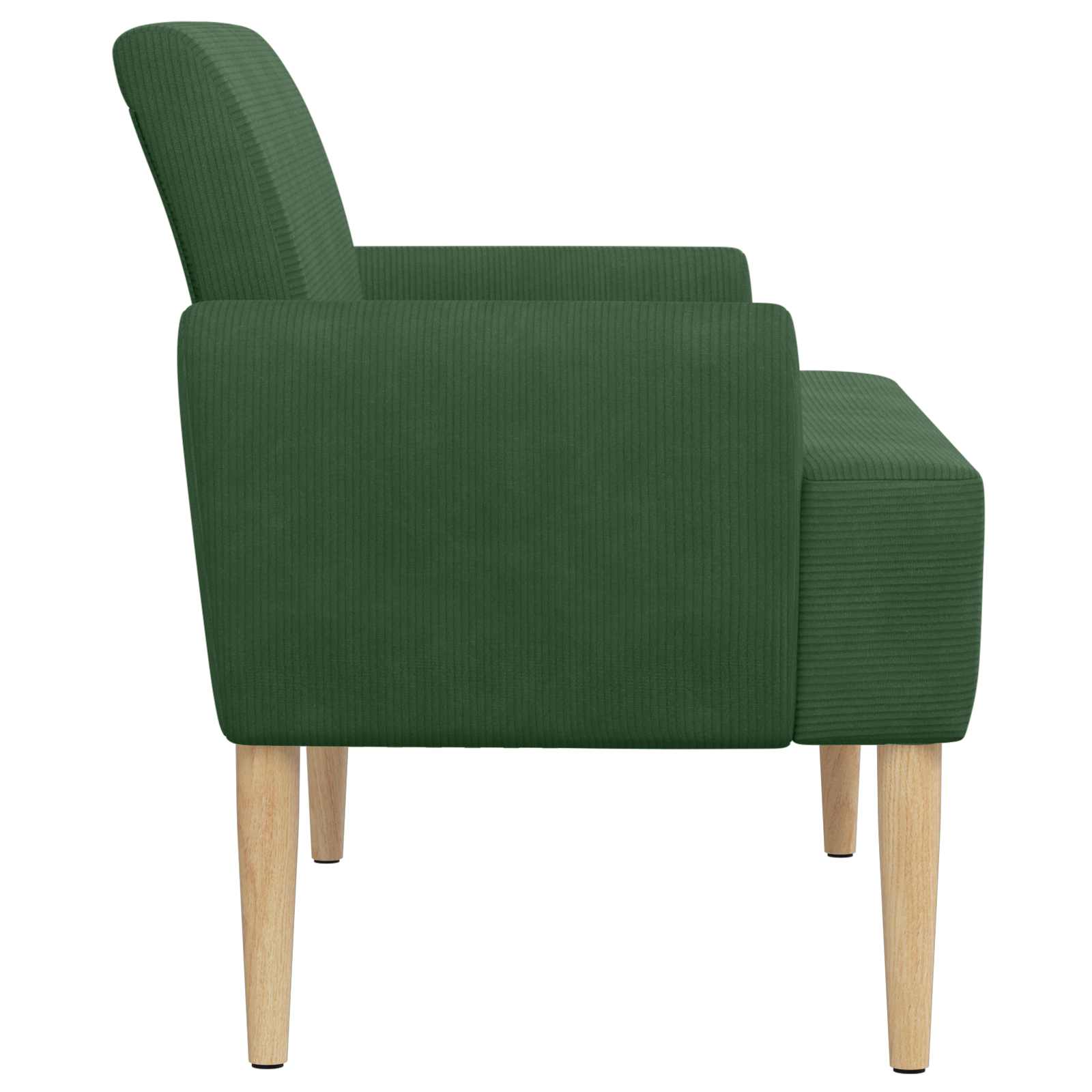 Loungebank met knopencomfort Jungle Groen 116 x 67 x 81 cm