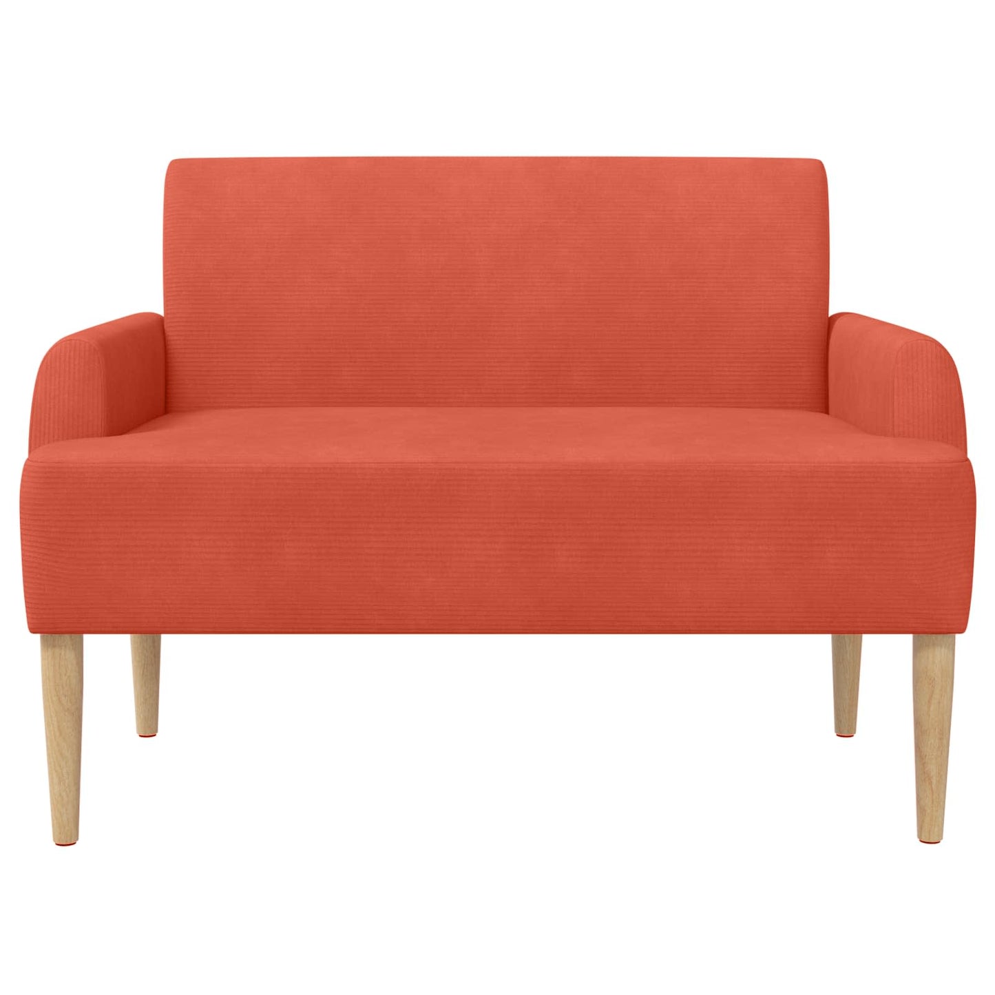 Loungebank met knopencomfort Rood-oranje 116 x 67 x 81 cm