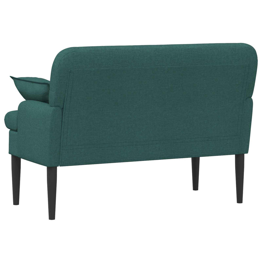 Loungebank met knopencomfort Donkergroen 111 x 68 x 80 cm Stof