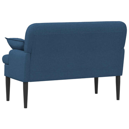 Loungebank met knopencomfort Blauw 111 x 68 x 80 cm Stof