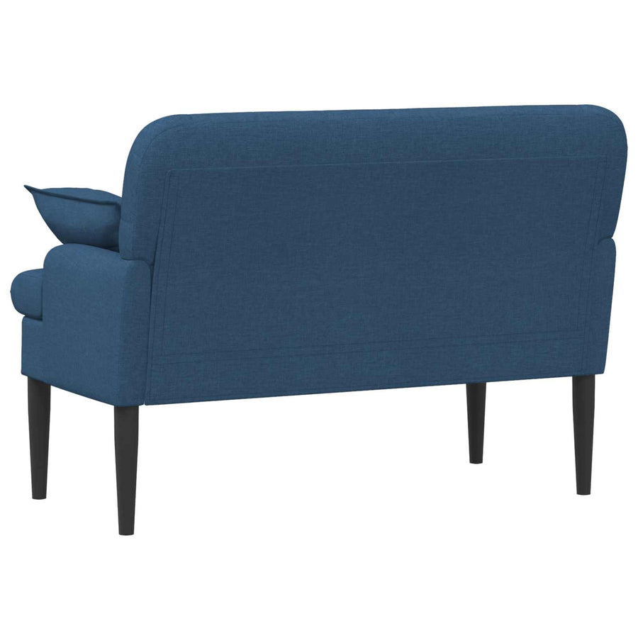 Loungebank met knopencomfort Blauw 111 x 68 x 80 cm Stof