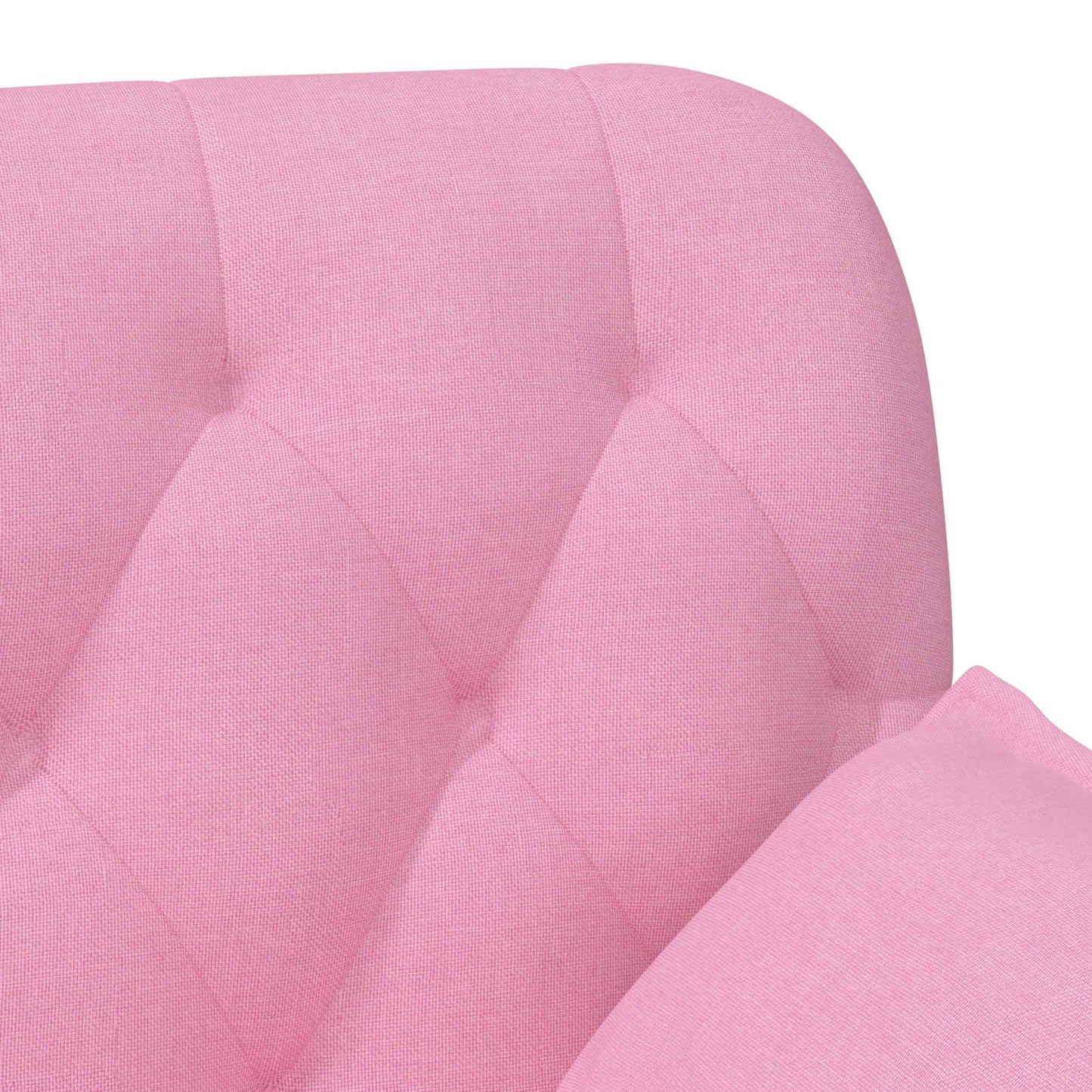 Loungebank met knopencomfort Roze 111 x 68 x 80 cm Stof