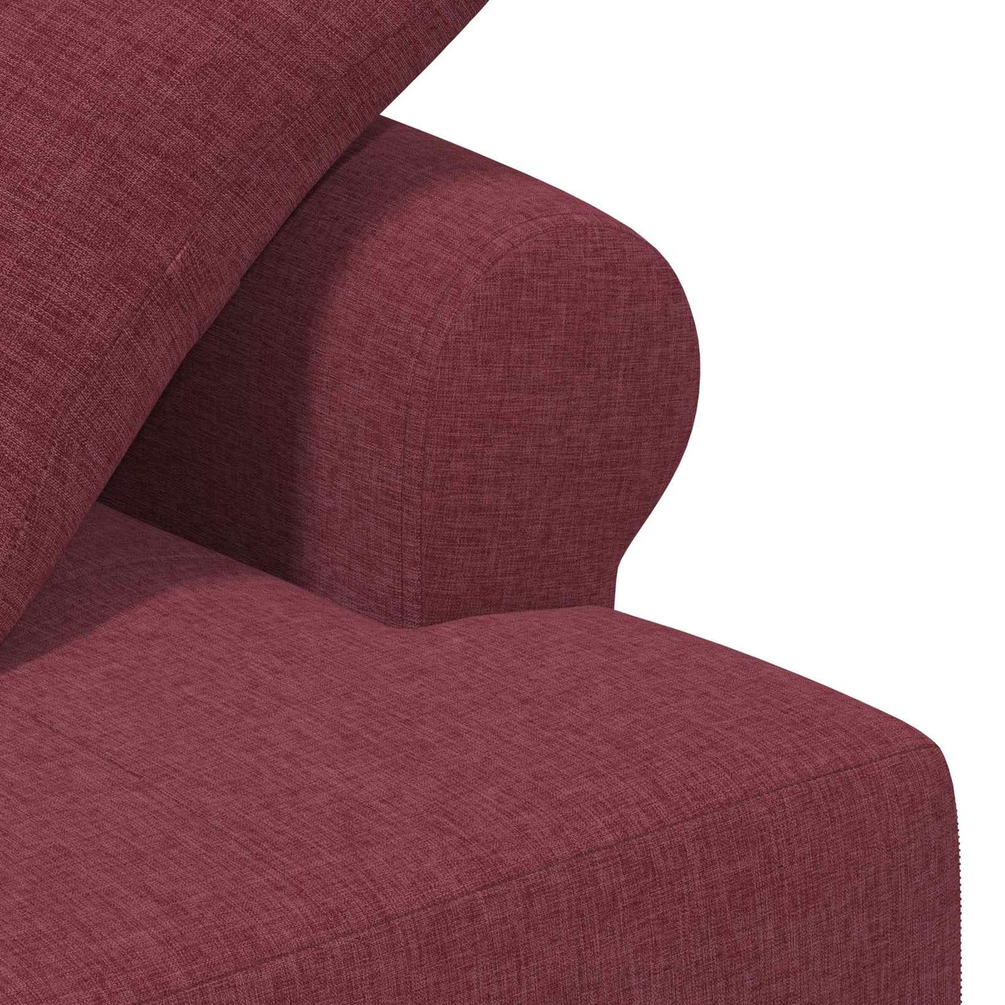 Loungebank met knopencomfort Wijnrood 120 x 65 x 79 cm Stof
