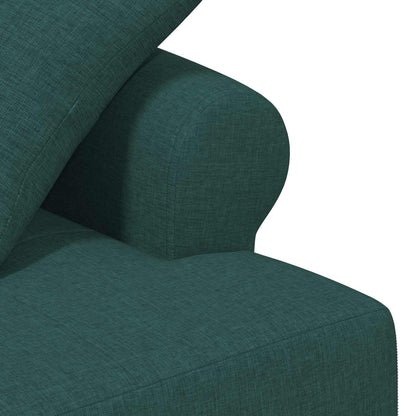 Loungebank met knopencomfort Donkergroen 120 x 65 x 79 cm Stof