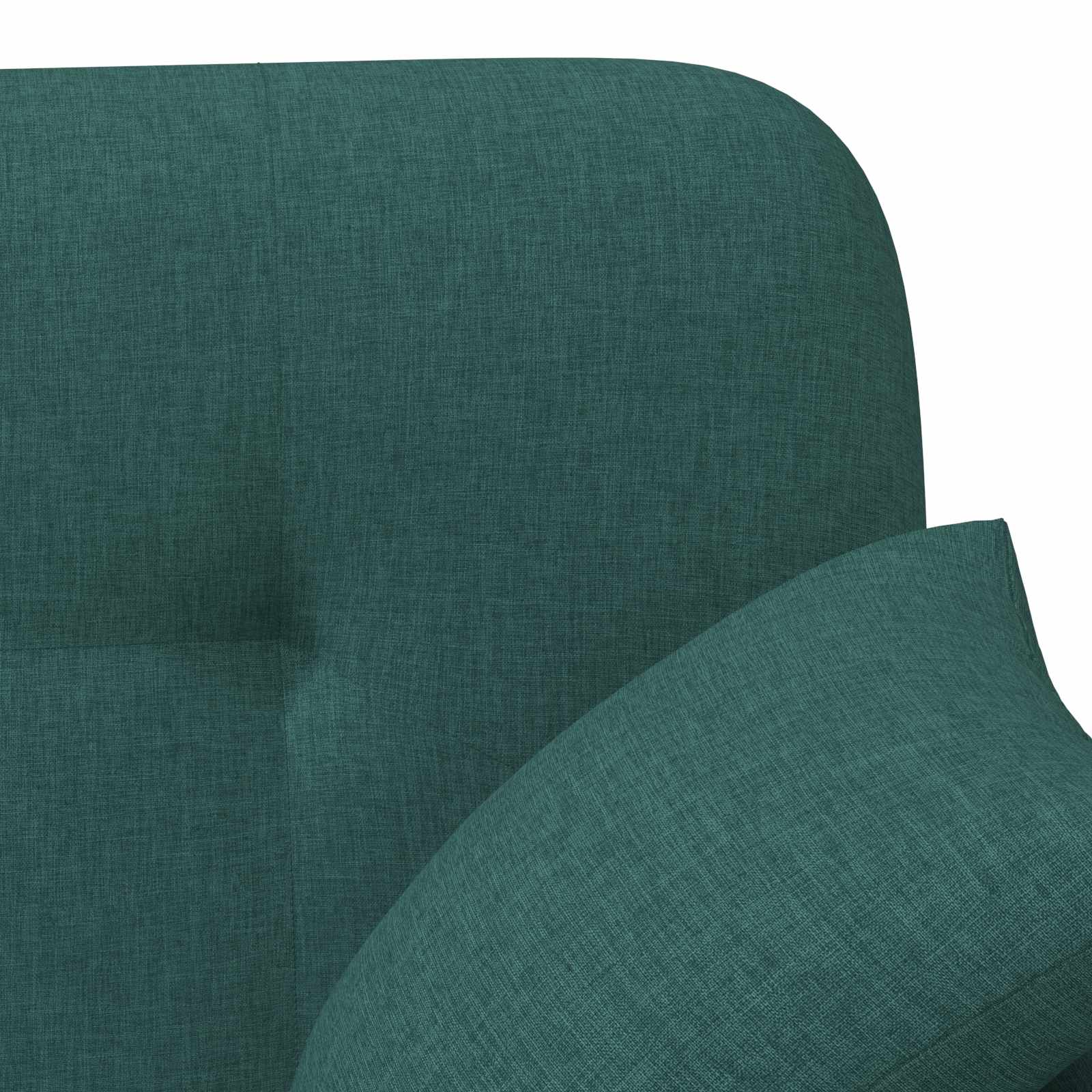 Loungebank met knopencomfort Donkergroen 120 x 65 x 79 cm Stof