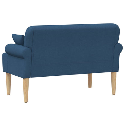 Loungebank met knopencomfort Blauw 120 x 65 x 79 cm Stof