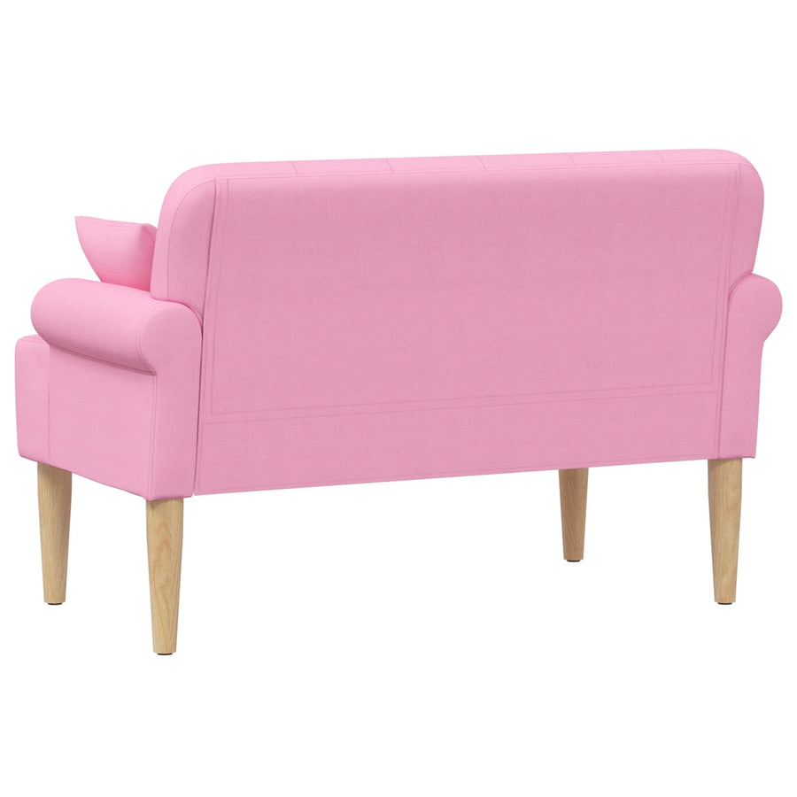 Loungebank met knopencomfort Roze 120 x 65 x 79 cm Stof