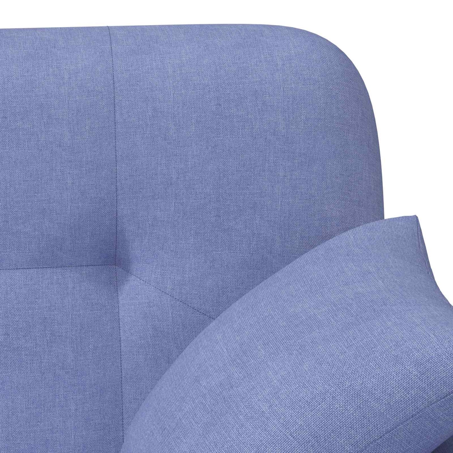 Loungebank met knopencomfort Jeans Blauw 120 x 65 x 79 cm Stof