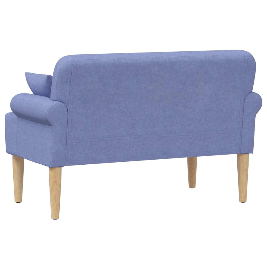 Loungebank met knopencomfort Jeans Blauw 120 x 65 x 79 cm Stof