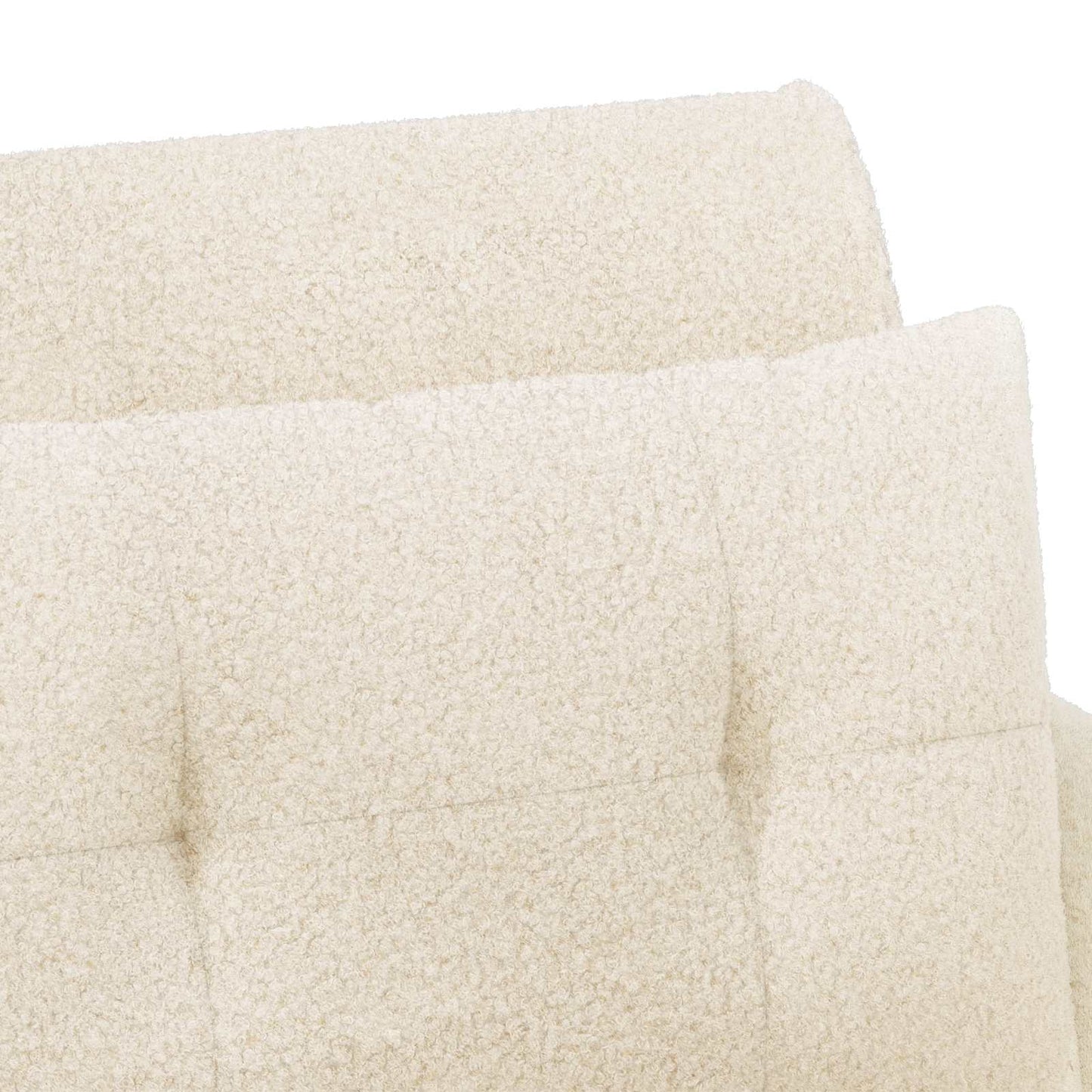 Loungebank met knopencomfort Crèmekleurig 117 x 67 x 77 cm
