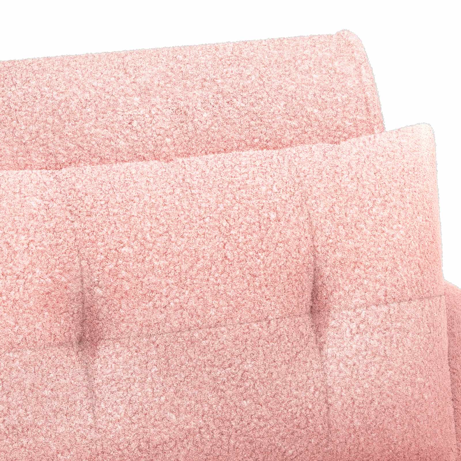 Loungebank met knopencomfort Roze 117 x 67 x 77 cm Bouclé