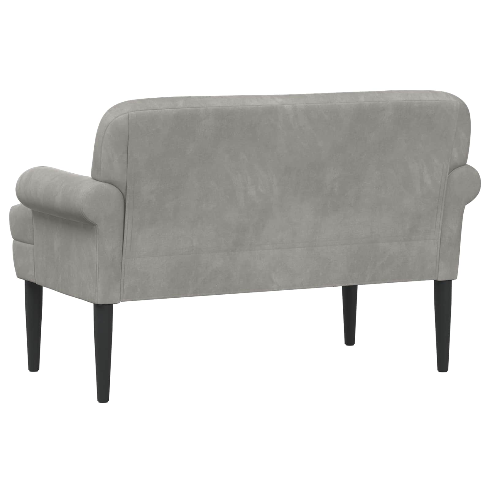 Loungebank met knopencomfort Lichtgrijs 120 x 66 x 78 cm