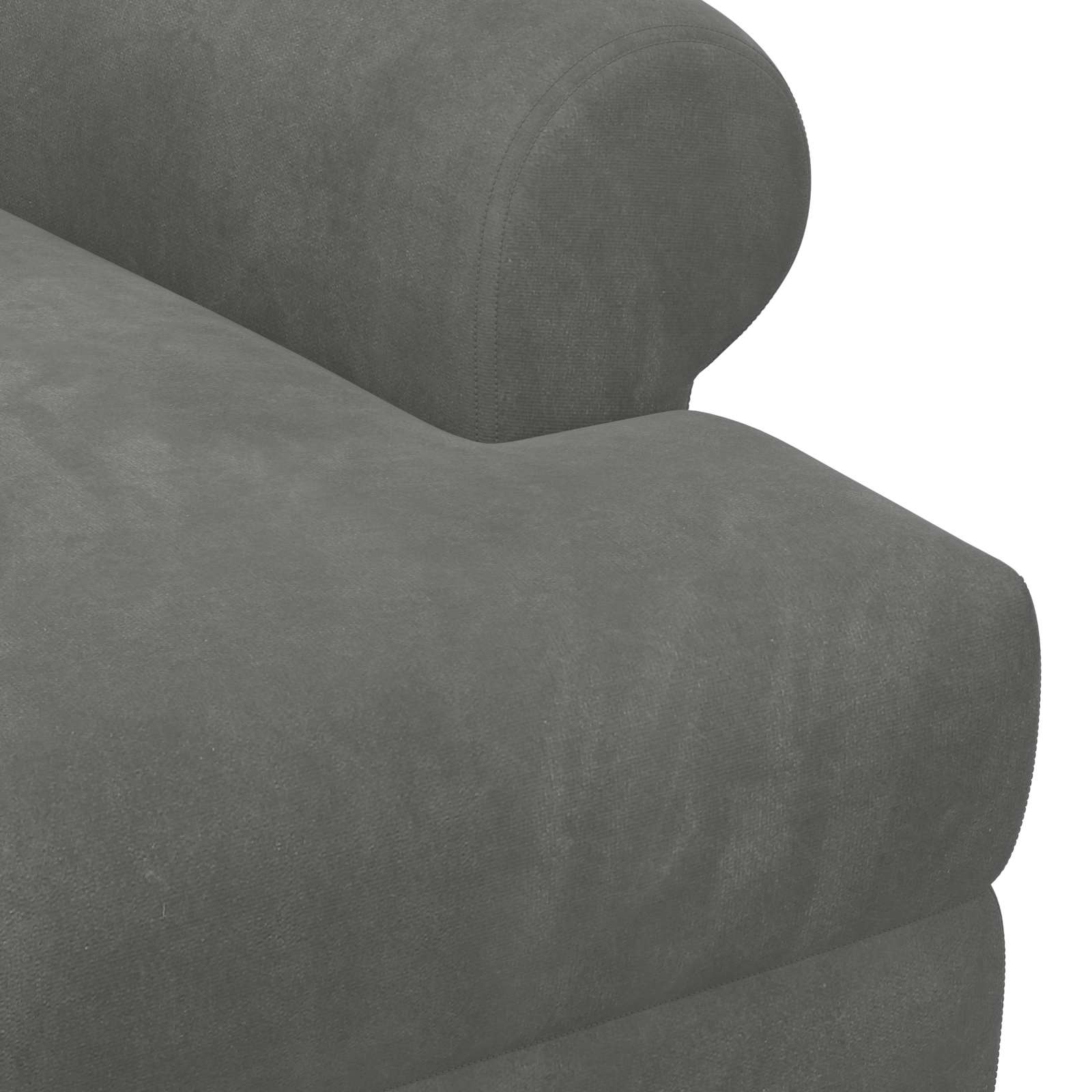 Loungebank met knopencomfort Donkergrijs 120 x 66 x 78 cm