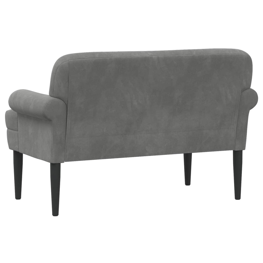 Loungebank met knopencomfort Donkergrijs 120 x 66 x 78 cm