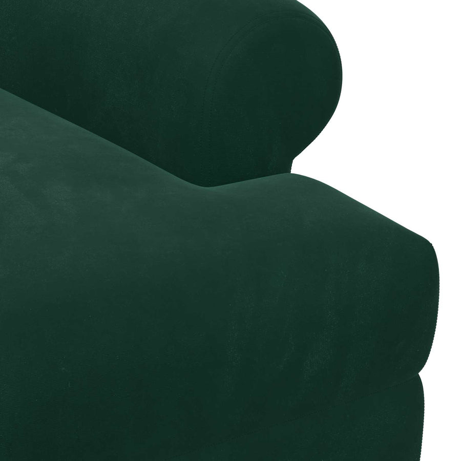 Loungebank met knopencomfort Donkergroen 120 x 66 x 78 cm