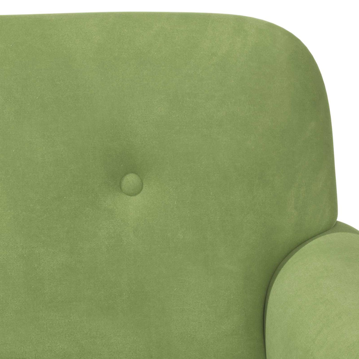 Loungebank met knopencomfort Lichtgroen 120 x 66 x 78 cm
