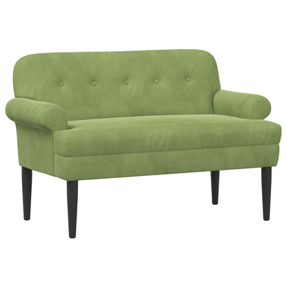 Loungebank met knopencomfort Lichtgroen 120 x 66 x 78 cm