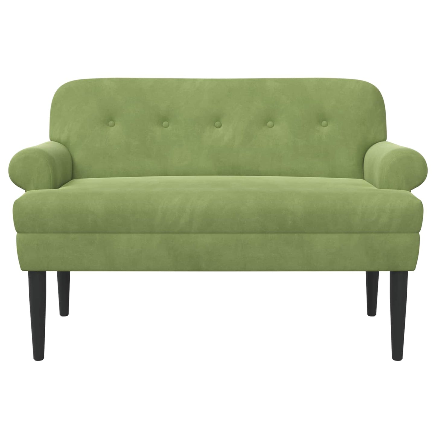 Loungebank met knopencomfort Lichtgroen 120 x 66 x 78 cm