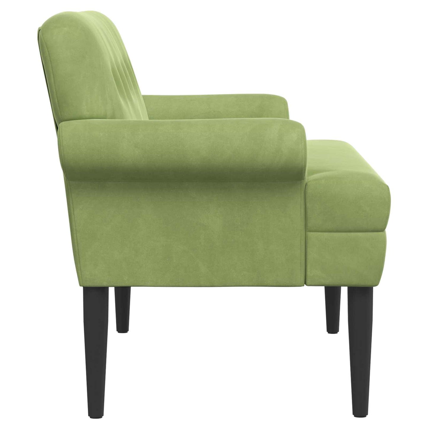 Loungebank met knopencomfort Lichtgroen 120 x 66 x 78 cm