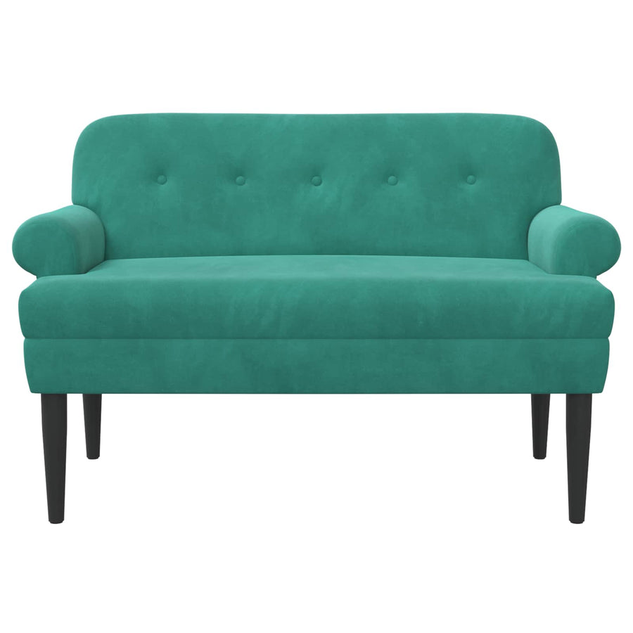 Loungebank met knopencomfort Turquoise 120 x 66 x 78 cm fluweel