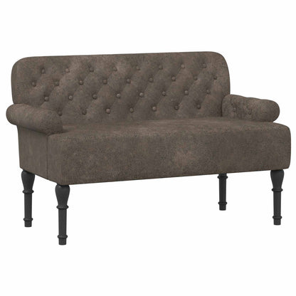 Loungebank met knopencomfort Donkergrijs 120 x 65 x 78 cm