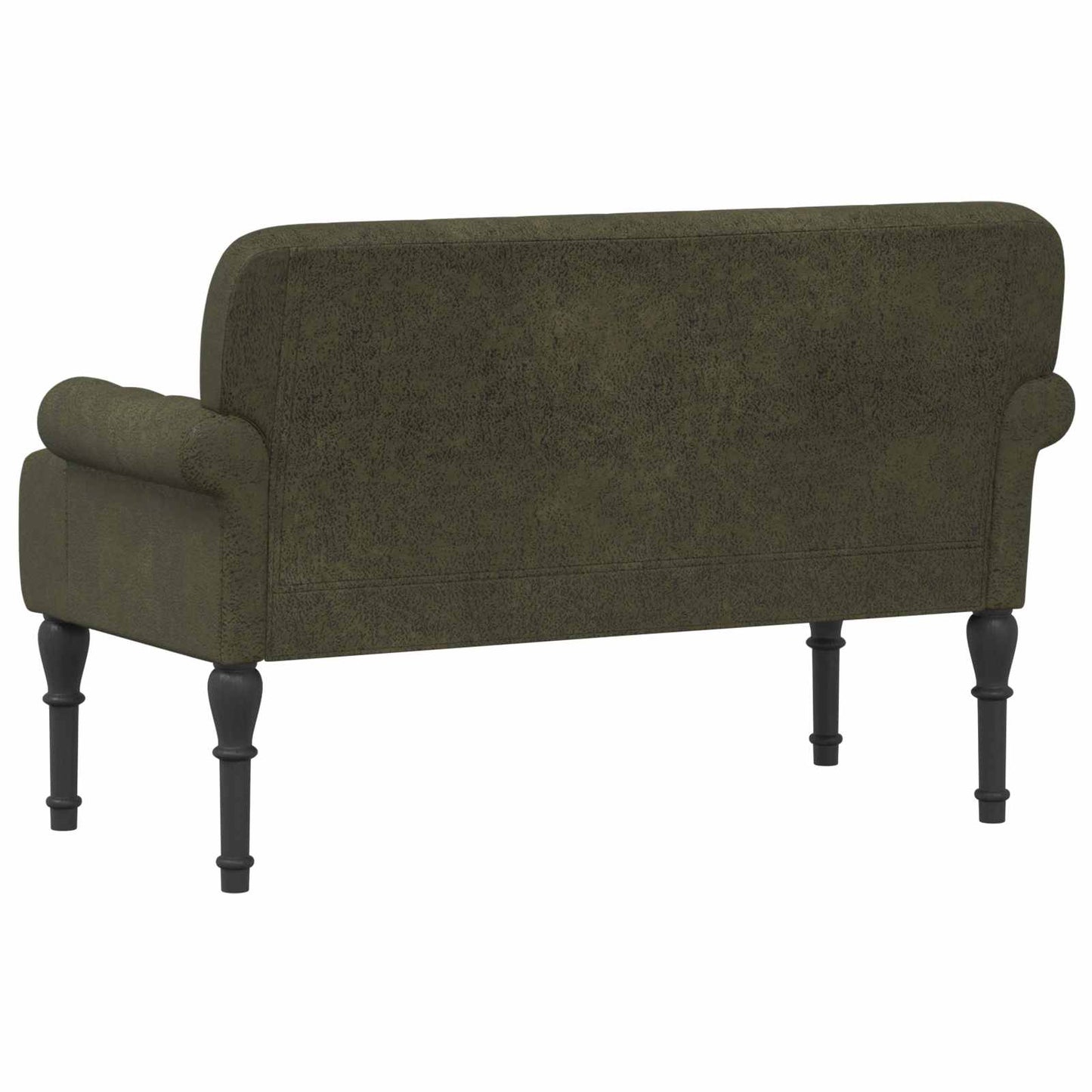 Loungebank met knopencomfort Legergroen 120 x 65 x 78 cm