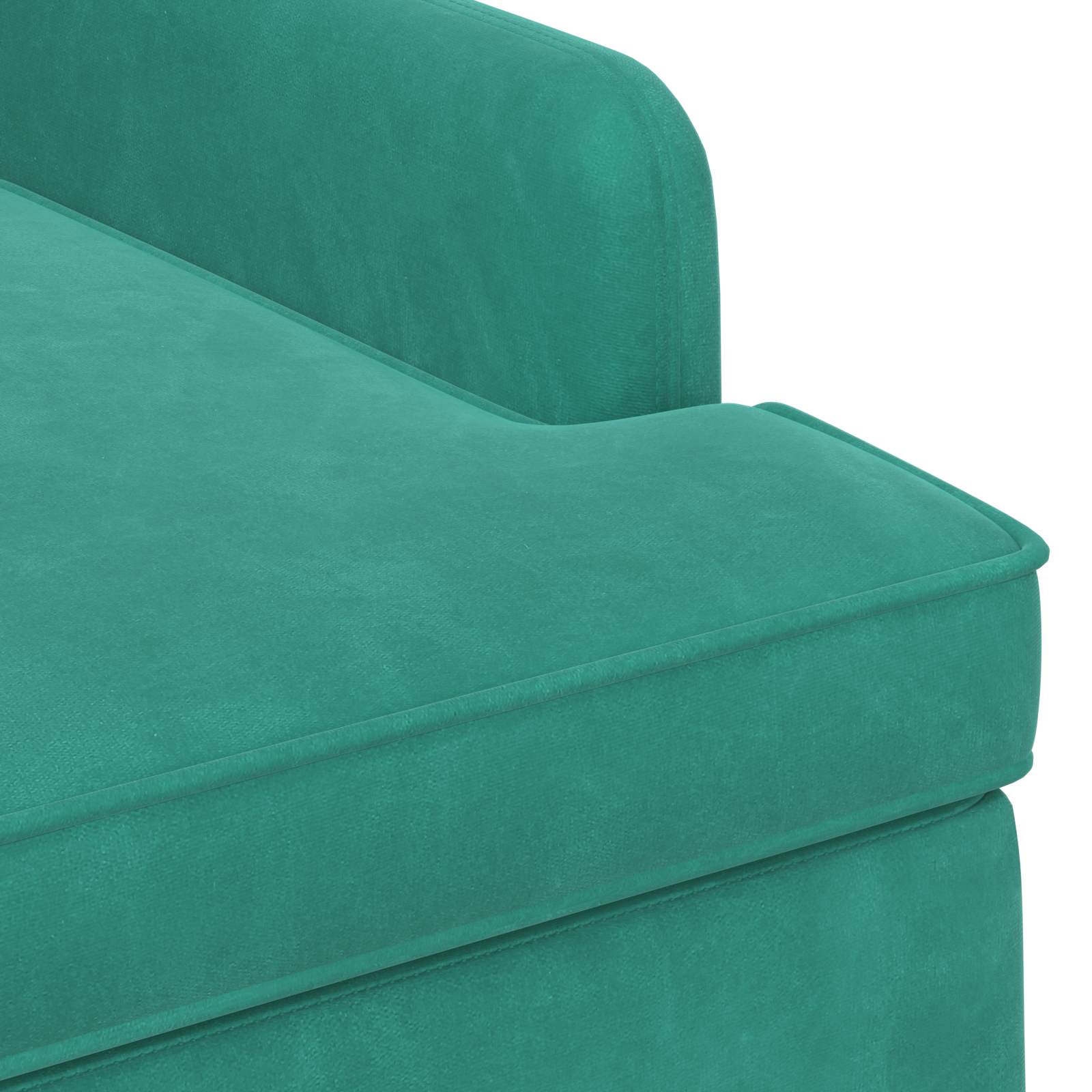 Loungebank met knopencomfort Turquoise 111 x 65 x 79 cm Fluweel
