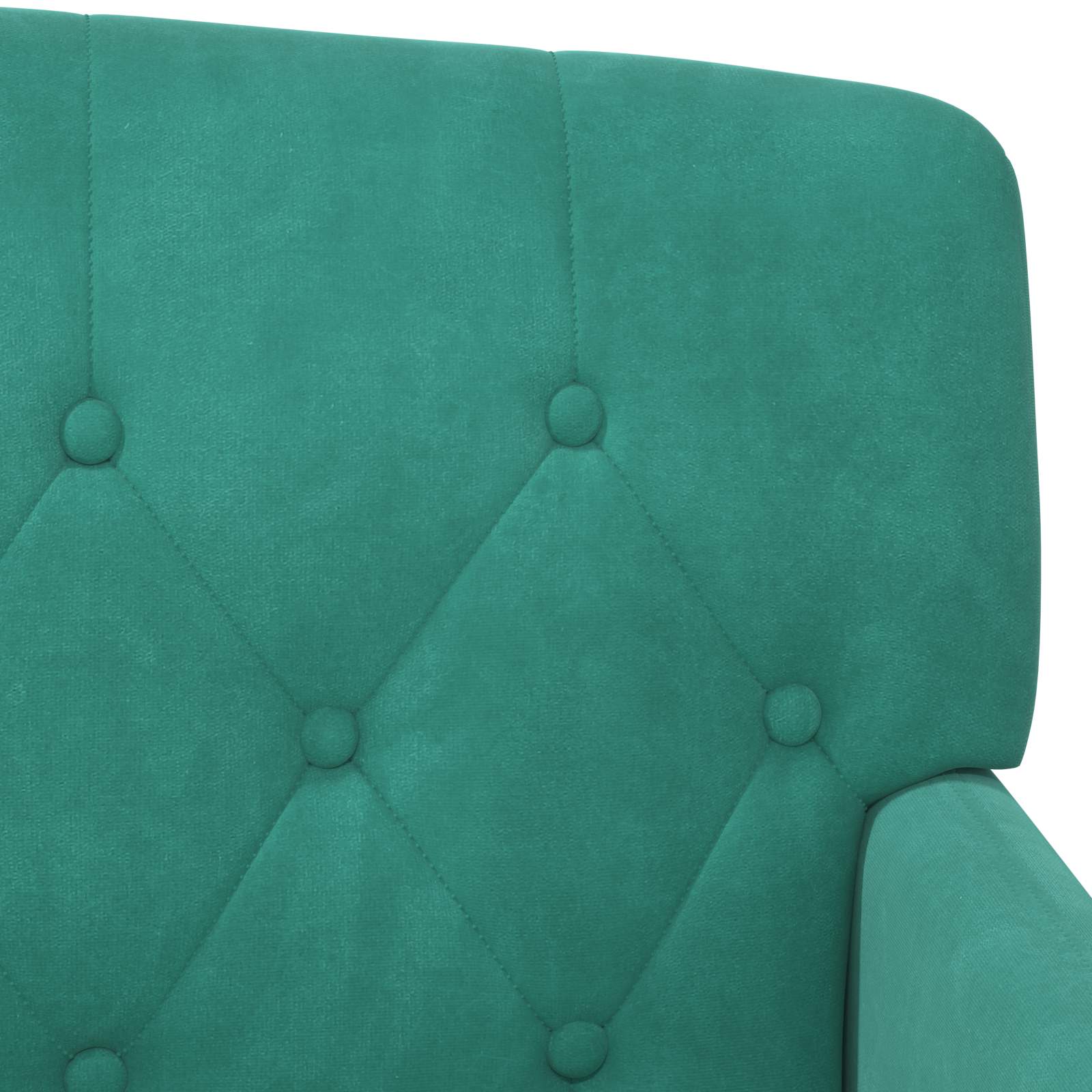 Loungebank met knopencomfort Turquoise 111 x 65 x 79 cm Fluweel