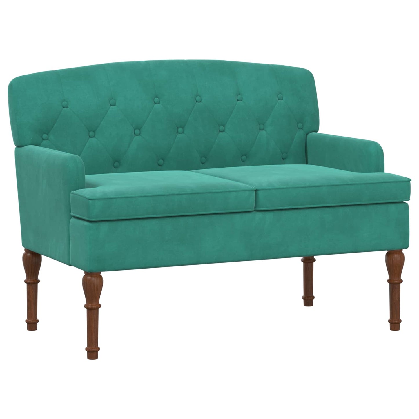 Loungebank met knopencomfort Turquoise 111 x 65 x 79 cm Fluweel