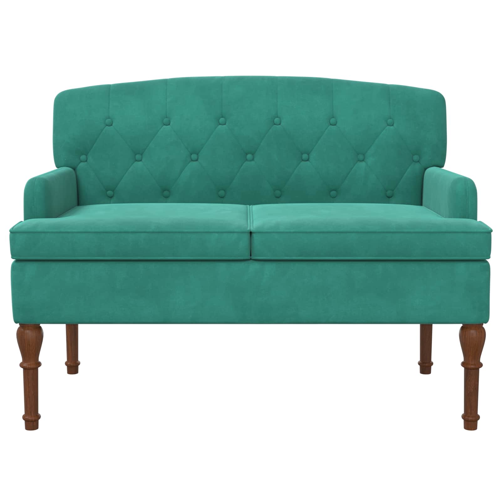 Loungebank met knopencomfort Turquoise 111 x 65 x 79 cm Fluweel