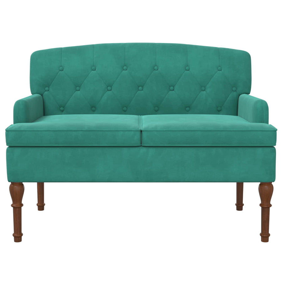 Loungebank met knopencomfort Turquoise 111 x 65 x 79 cm Fluweel