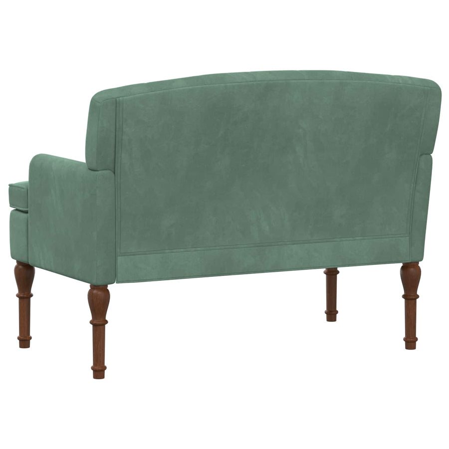 Loungebank met knopencomfort Zeegroen 111 x 65 x 79 cm Fluweel