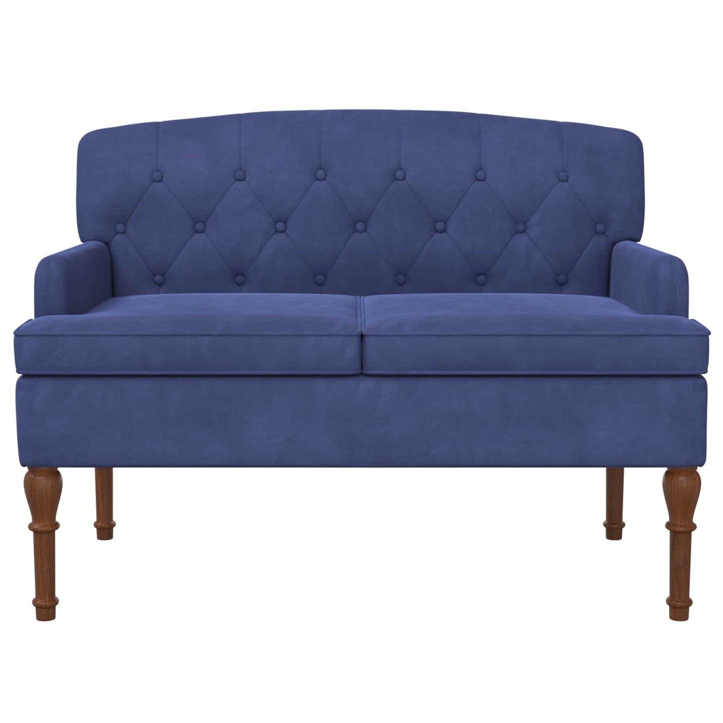 Loungebank met knopencomfort Politieblauw 111 x 65 x 79 cm