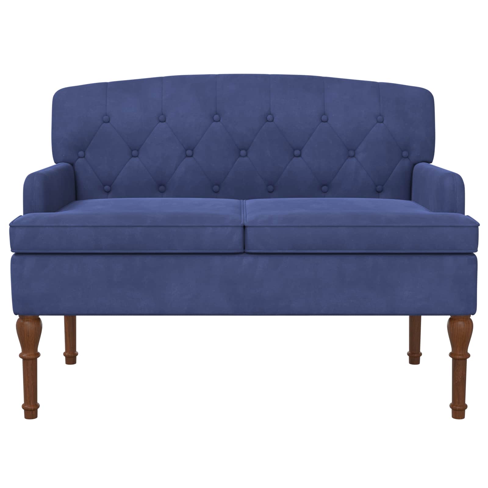 Loungebank met knopencomfort Politieblauw 111 x 65 x 79 cm