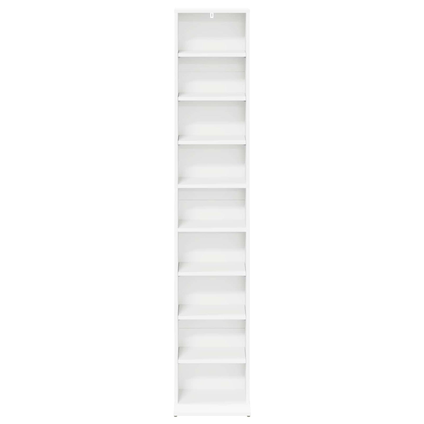 CD Kast Wit 33 x 23,5 x 175 cm Bewerkt hout