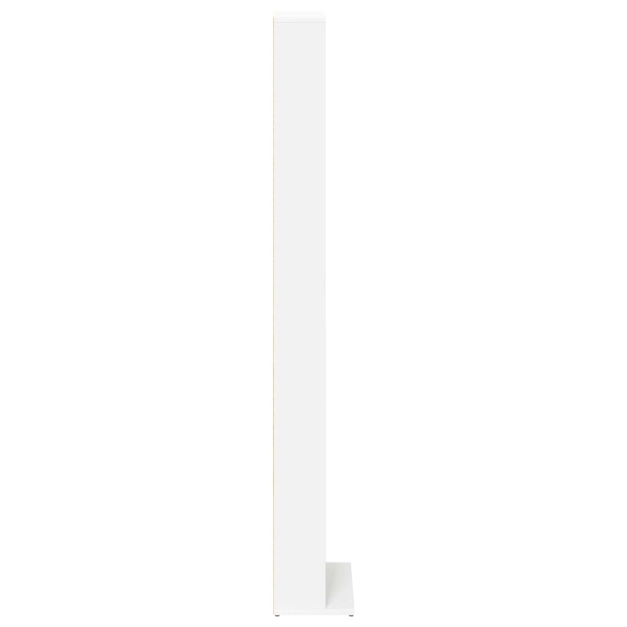 CD Kast Wit 33 x 23,5 x 175 cm Bewerkt hout