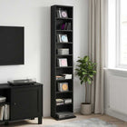 Cd kast zwart eiken 33x23,5x175 cm